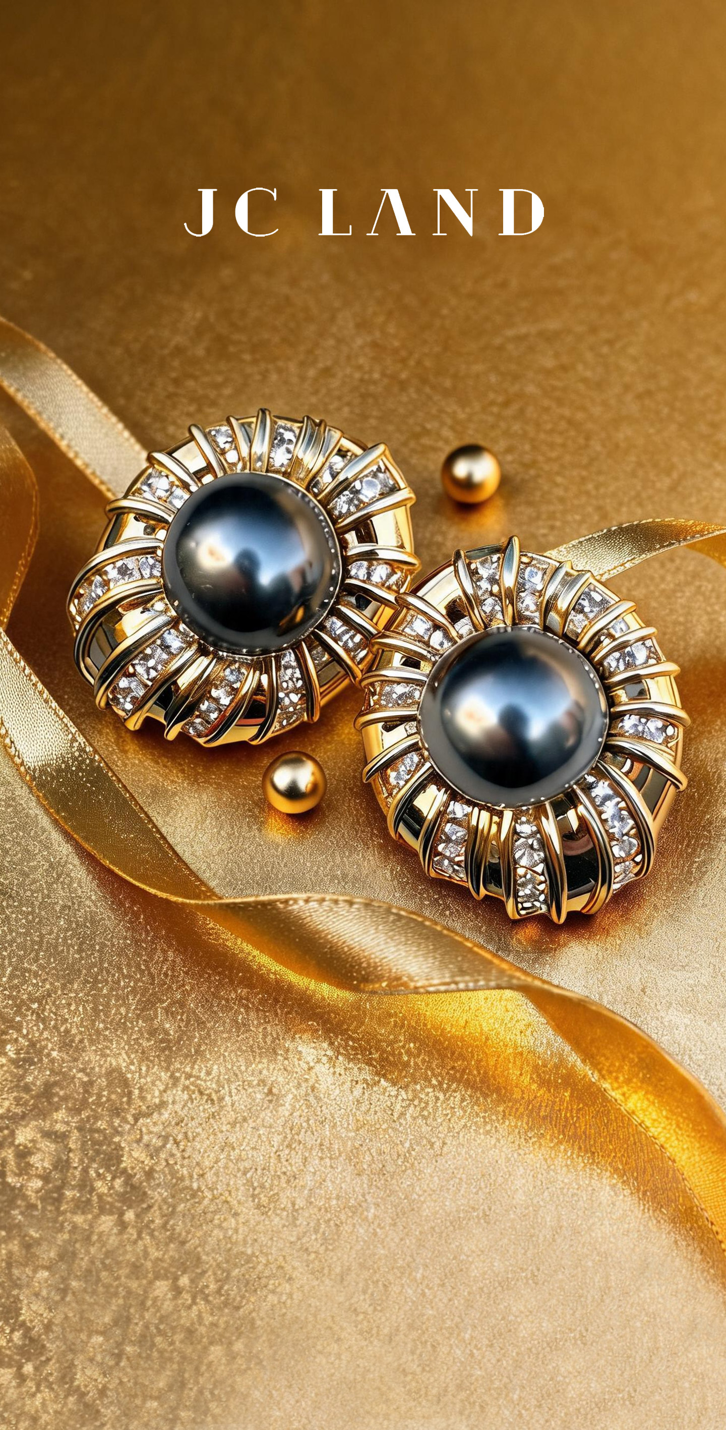 JC LAND pearl earrings