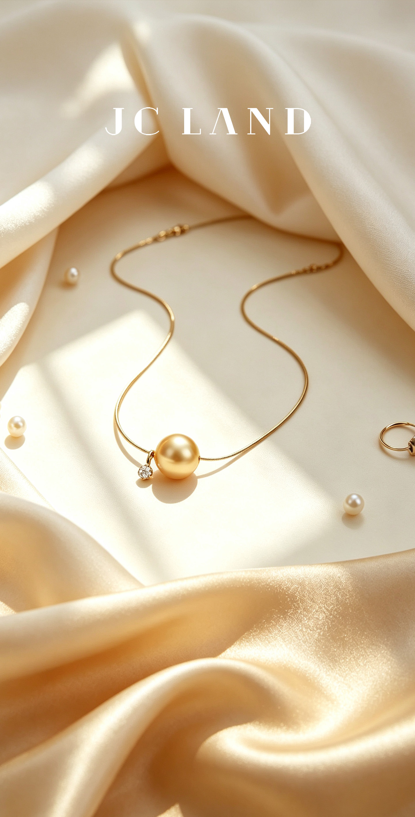 JC LAND pearl earrings