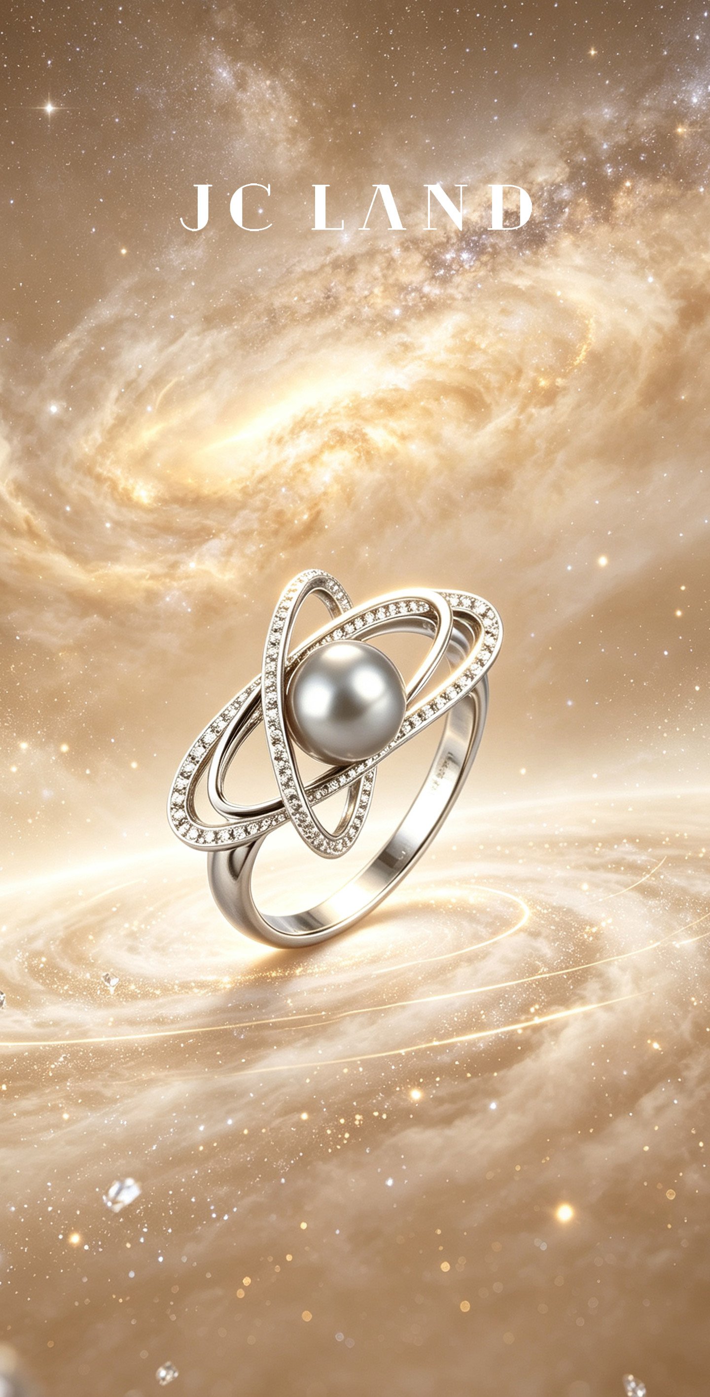 JC LAND pearl earrings